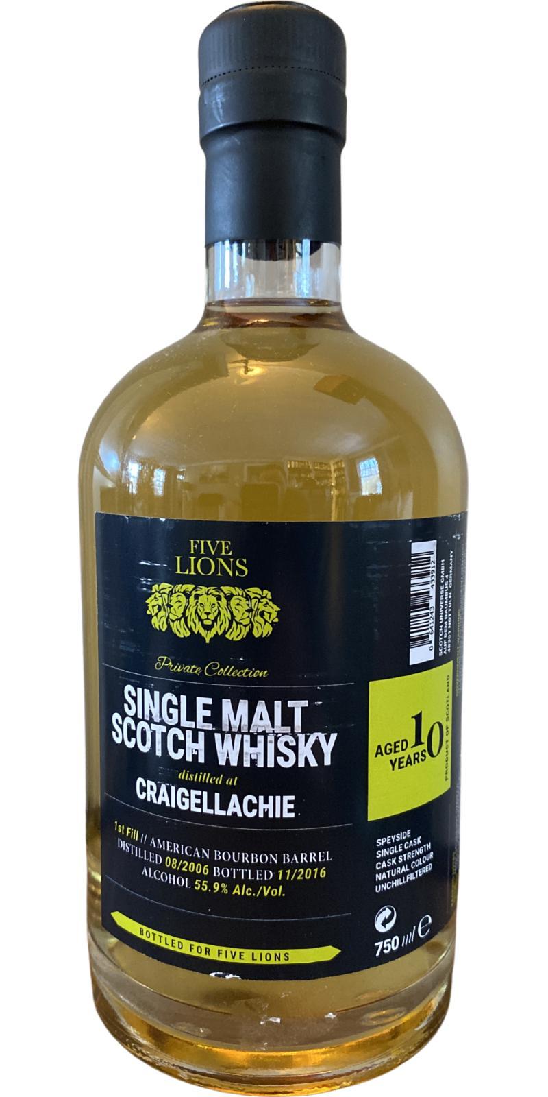 Craigellachie 2006 FL  Private Collection