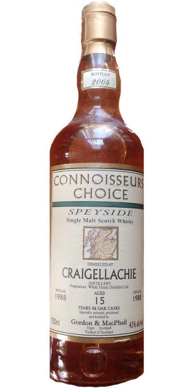 Craigellachie 1988 GM  Connoisseurs Choice
