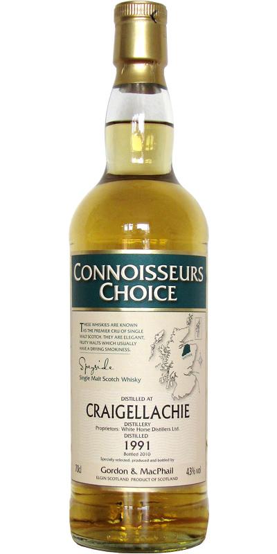 Craigellachie 1991 GM  Connoisseurs Choice