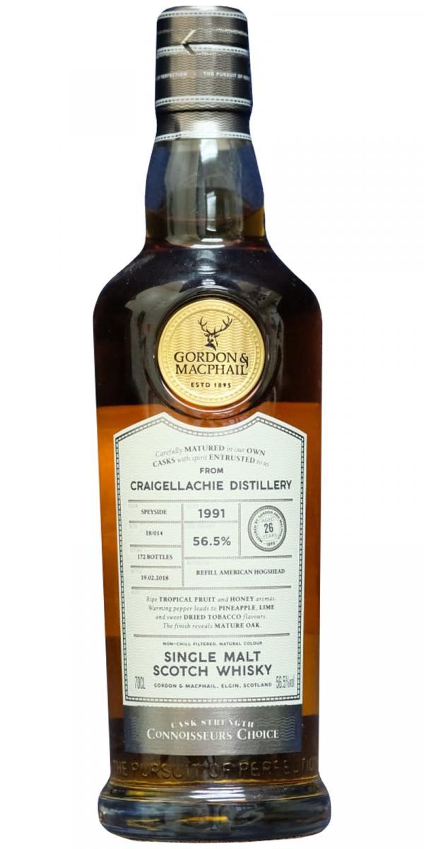 Craigellachie 1991 GM  Connoisseurs Choice - Cask Strength