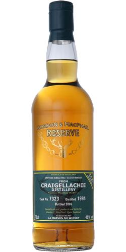 Craigellachie 1994 GM  Reserve - La Maison du Whisky