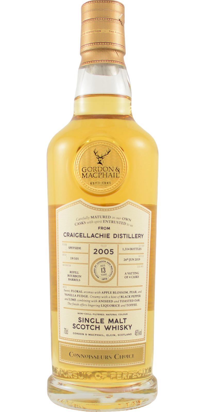Craigellachie 2005 GM  Connoisseurs Choice