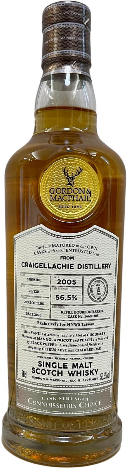 Craigellachie 2005 GM  Connoisseurs Choice - Cask Strength