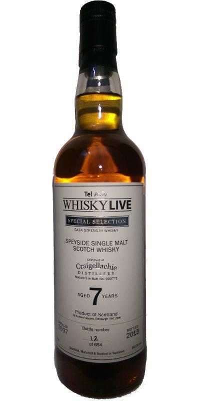 Craigellachie 2007 GoW  Whisky Live - Tel-Aviv