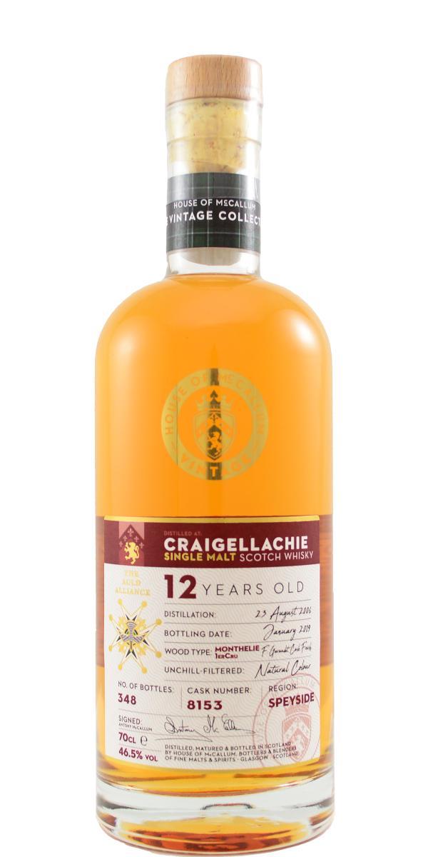 Craigellachie 2006 HoMc  The Vintage Collection