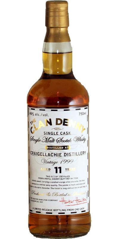 Craigellachie 1999 HH  The Clan Denny