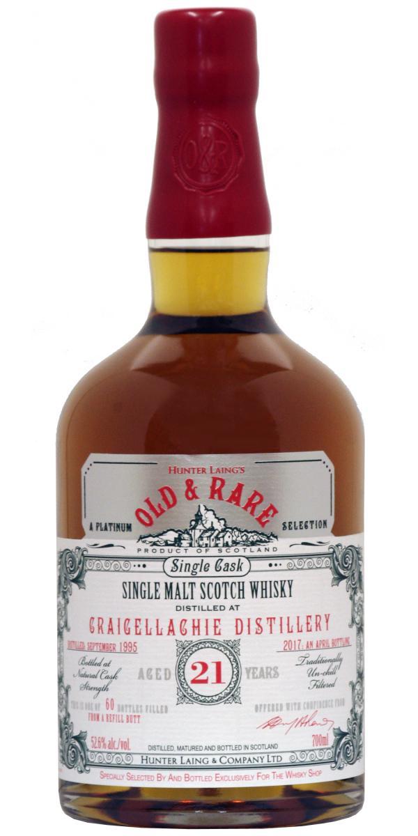 Craigellachie 1995 HL  Old & Rare - A Platinum Selection