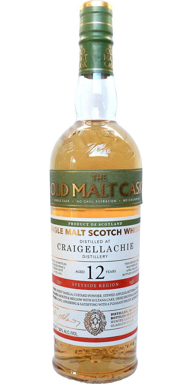 Craigellachie 2002 HL  The Old Malt Cask