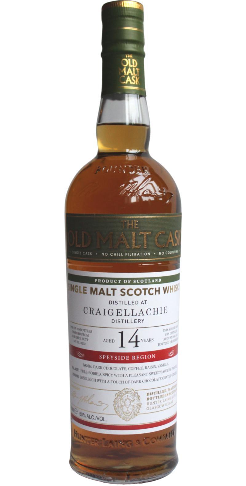 Craigellachie 2006 HL  The Old Malt Cask