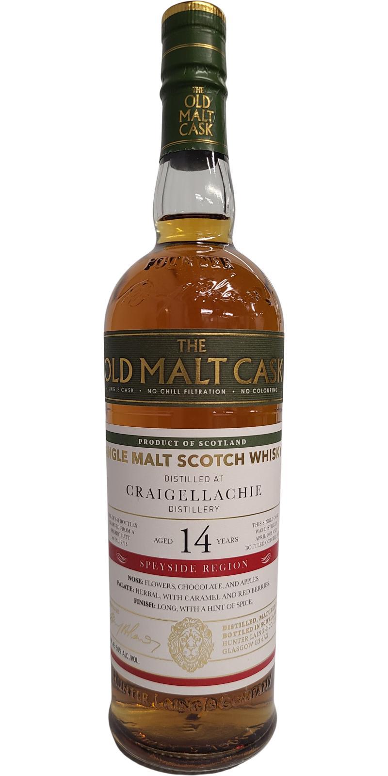 Craigellachie 2008 HL  The Old Malt Cask