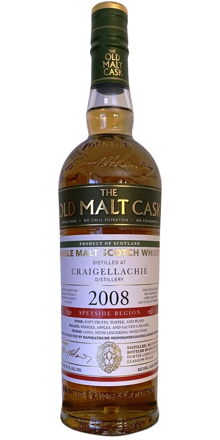 Craigellachie 2008 HL  The Old Malt Cask