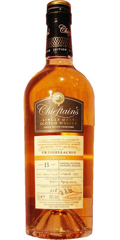 Craigellachie 1999 IM  Chieftain's Choice