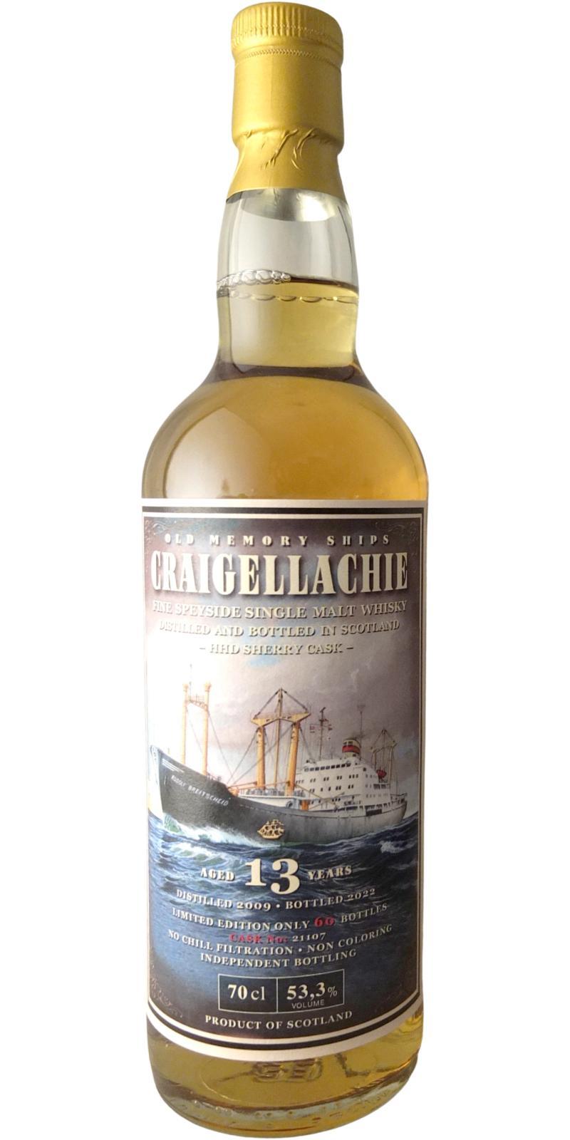 Craigellachie 2009 JW  Old Memory Ships