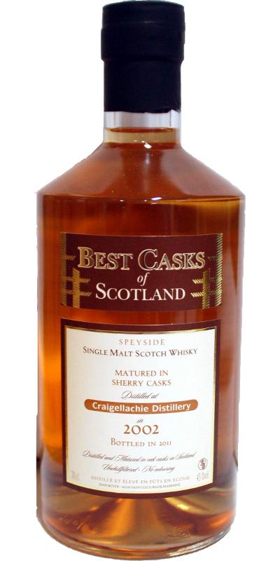 Craigellachie 2002 JB  Best Casks of Scotland