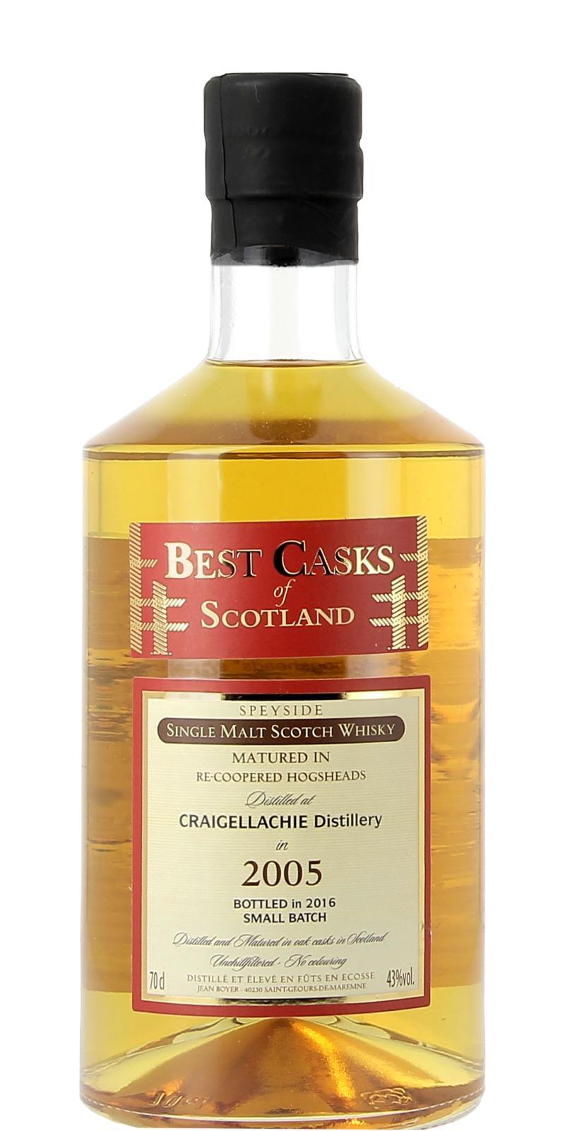 Craigellachie 2005 JB  Best Casks of Scotland