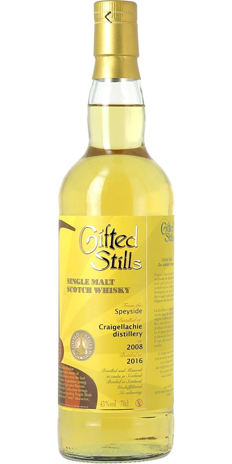 Craigellachie 2008 JB  Gifted Stills