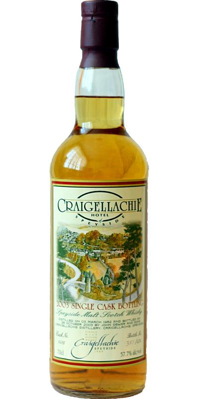 Craigellachie 1982 JD&S  Craigellachie Hotel
