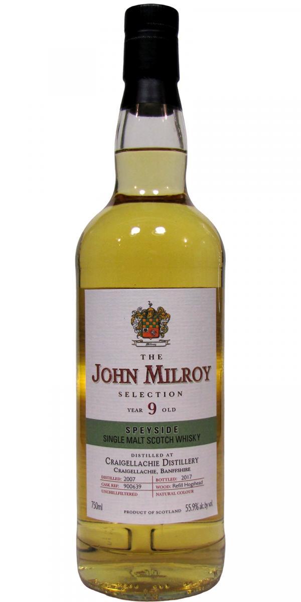 Craigellachie 2007 JY  The John Milroy Selection