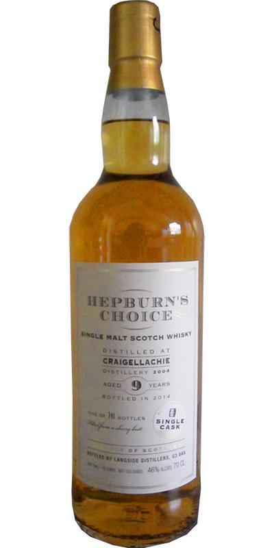 Craigellachie 2004 LsD  Hepburn's Choice