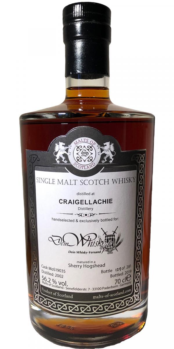 Craigellachie 2002 MoS