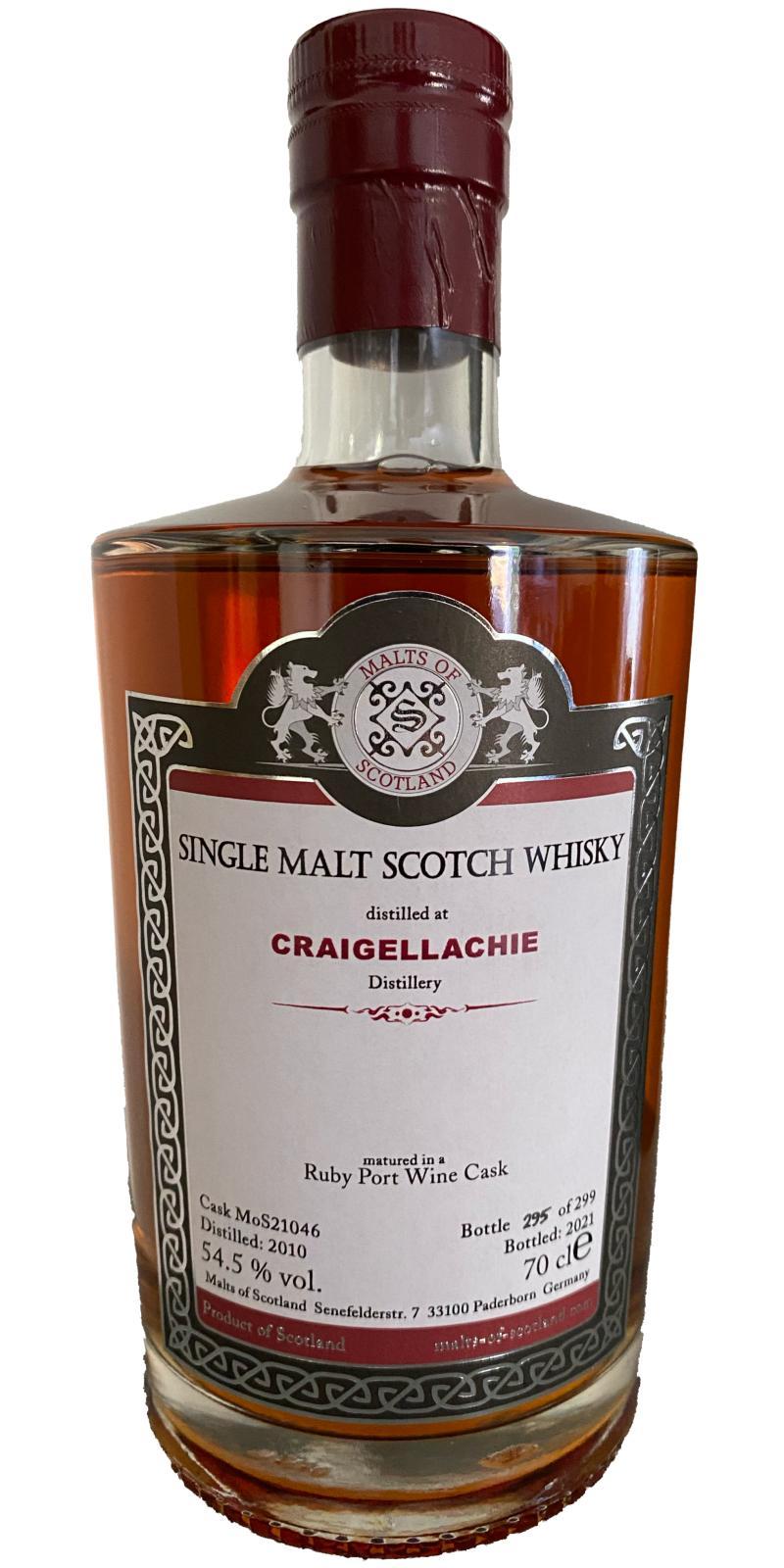 Craigellachie 2010 MoS