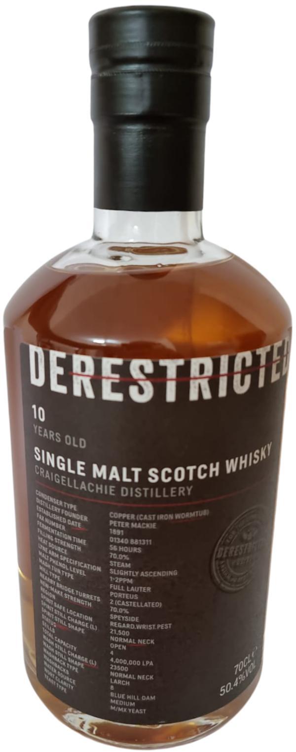 Craigellachie 10-year-old MoM  Derestricted