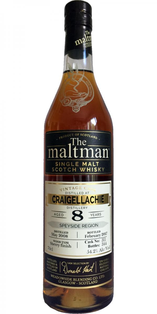 Craigellachie 2008 MBl  The Maltman