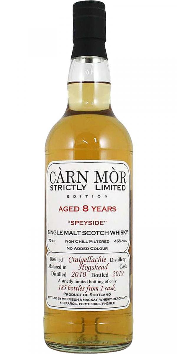 Craigellachie 2010 MMcK  Càrn Mòr - Strictly Limited Edition