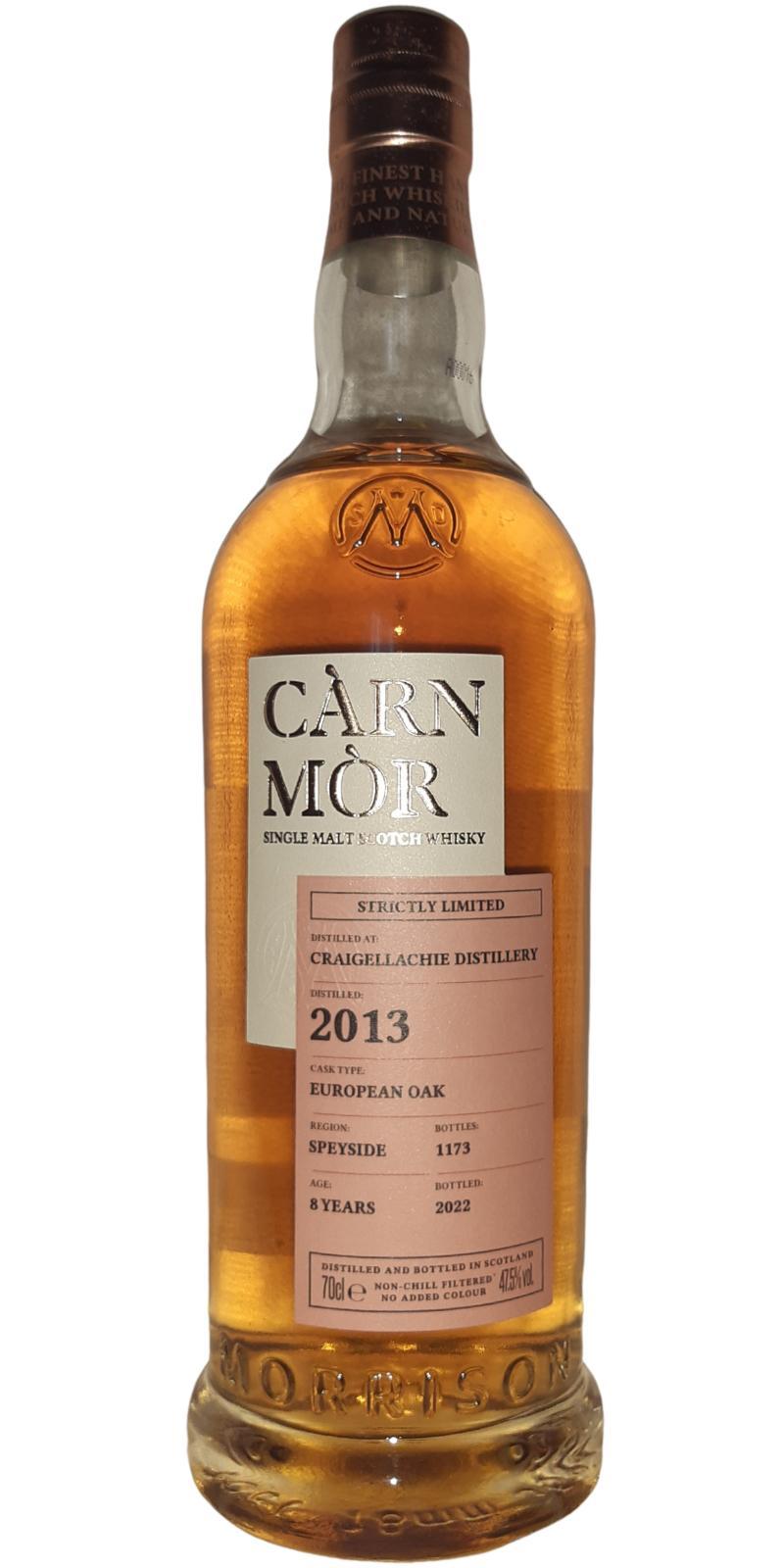 Craigellachie 2013 MSWD  Càrn Mòr - Strictly Limited