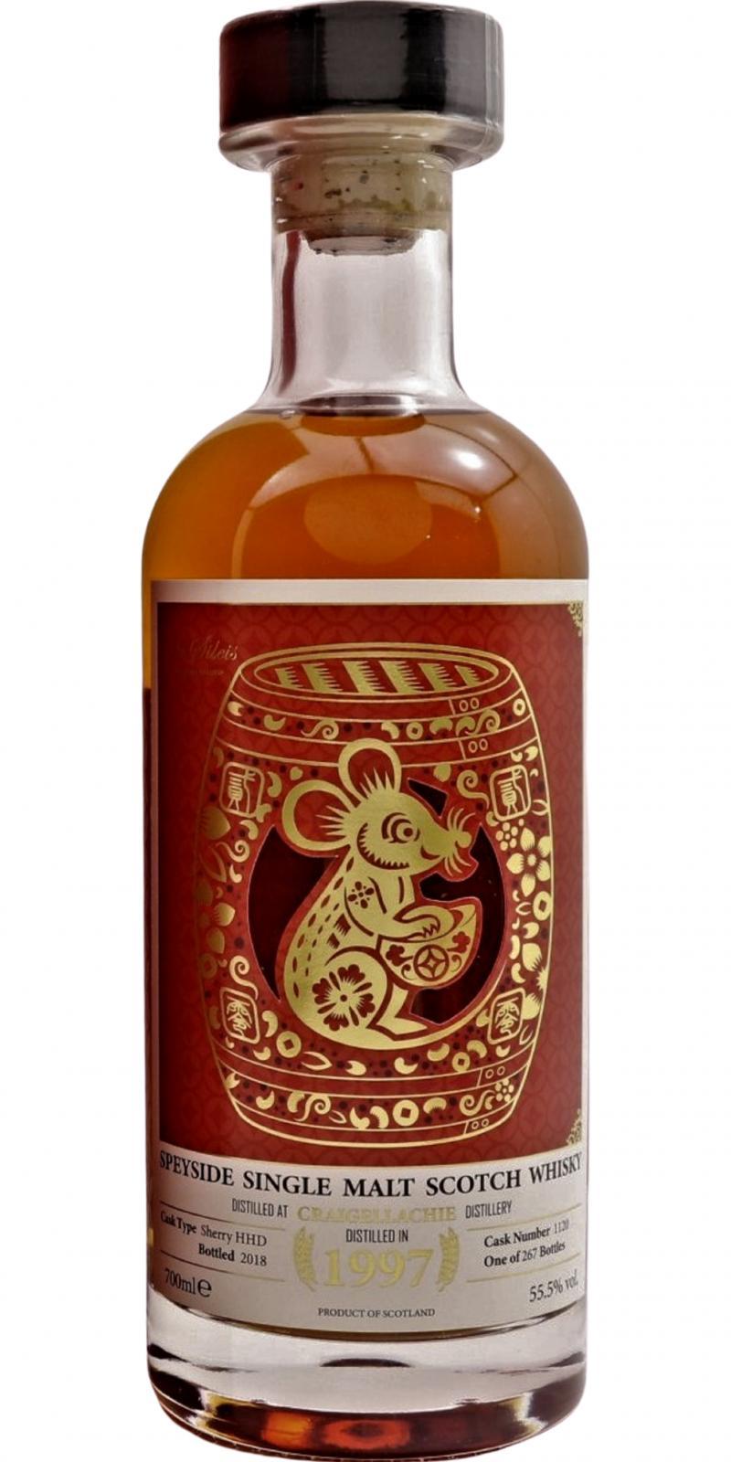 Craigellachie 1997 OrSe  Year of the Rat