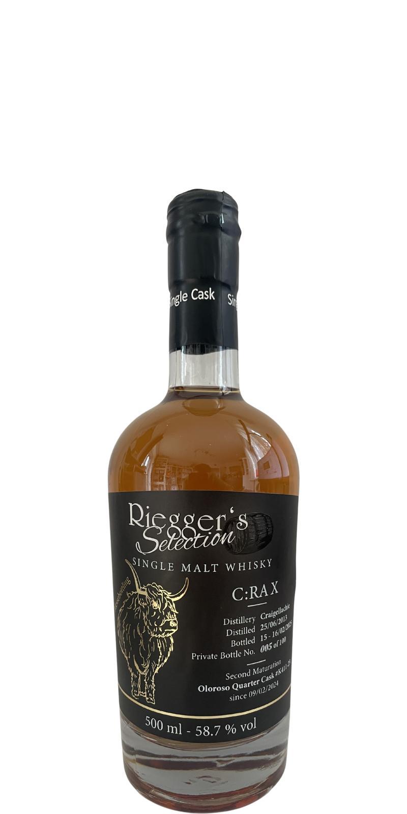 Craigellachie 2013 RS  C:RA X