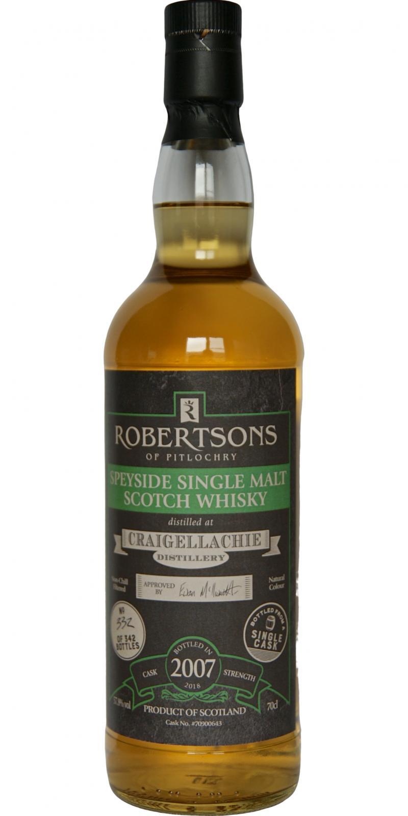 Craigellachie 2007 RoP