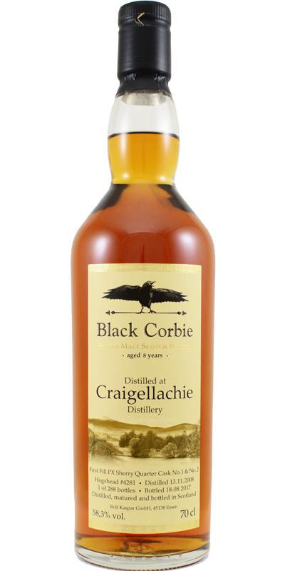 Craigellachie 2008 RK  Black Corbie