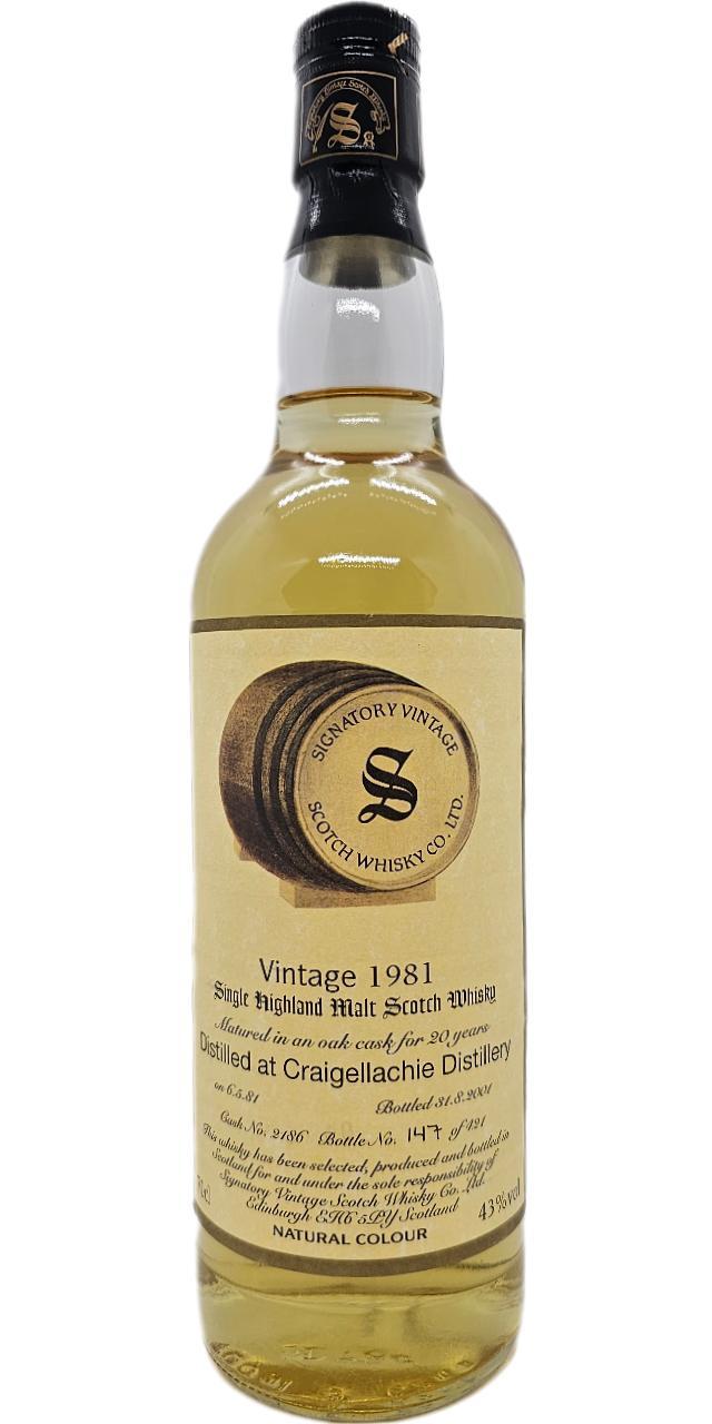 Craigellachie 1981 SV  Vintage Collection