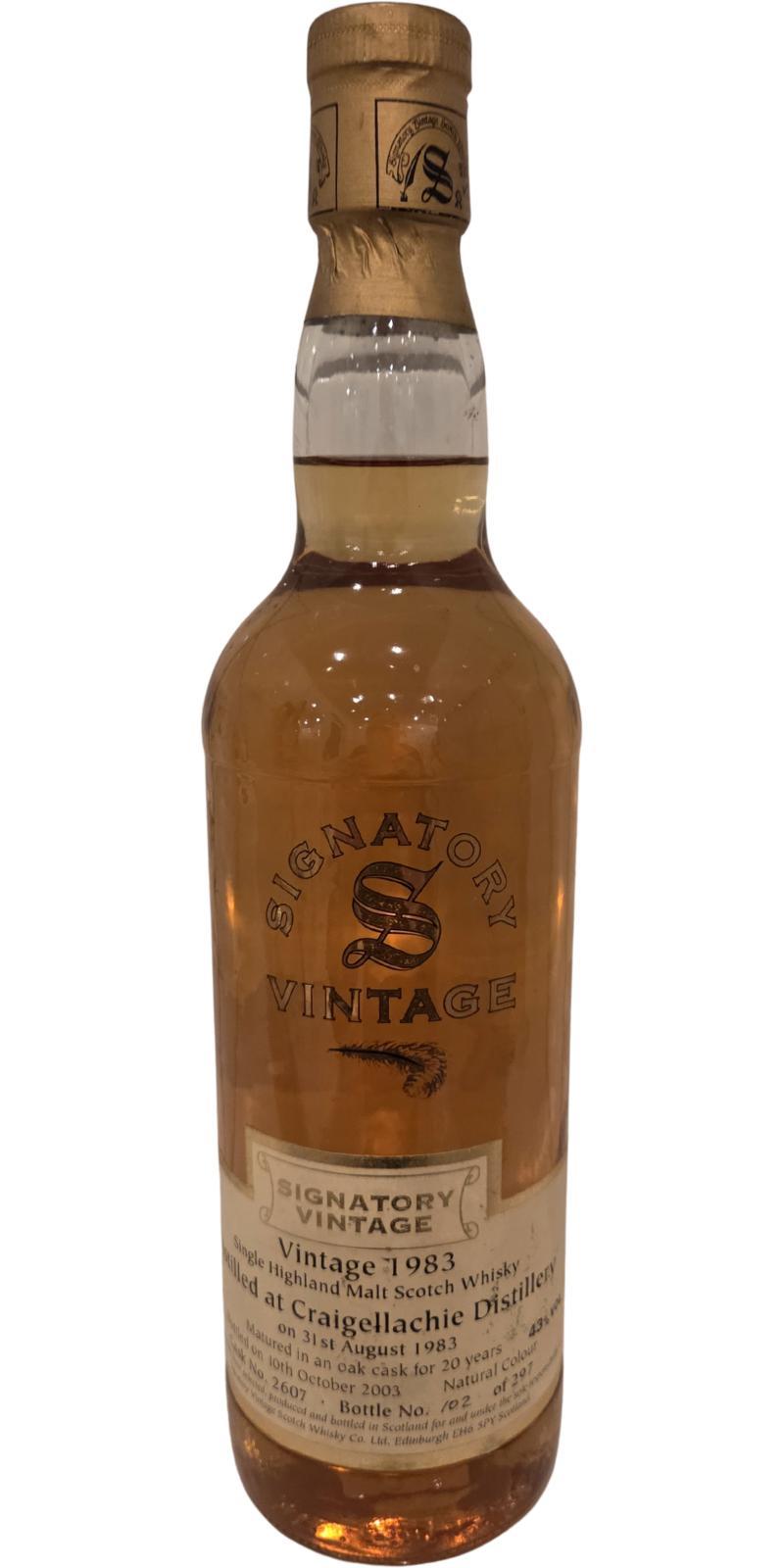 Craigellachie 1983 SV  Vintage Collection