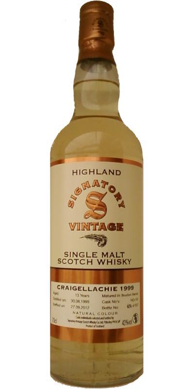 Craigellachie 1999 SV  Vintage Collection
