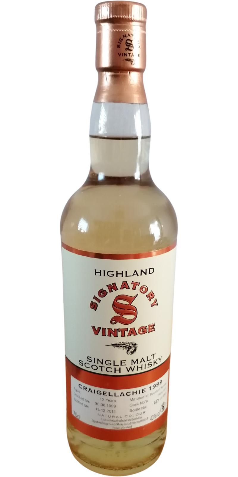 Craigellachie 1999 SV  Vintage Collection
