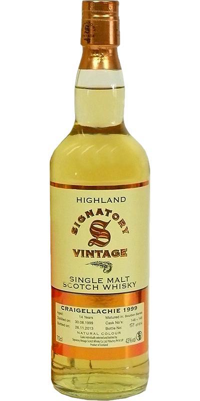 Craigellachie 1999 SV  Vintage Collection