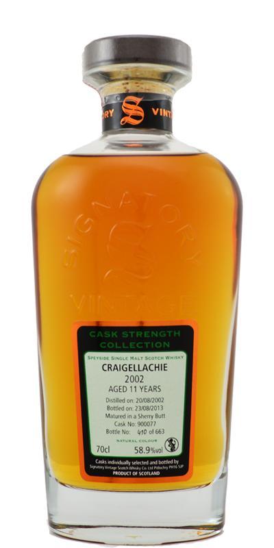Craigellachie 2002 SV  Cask Strength Collection