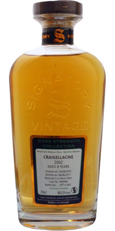 Craigellachie 2002 SV  Cask Strength Collection