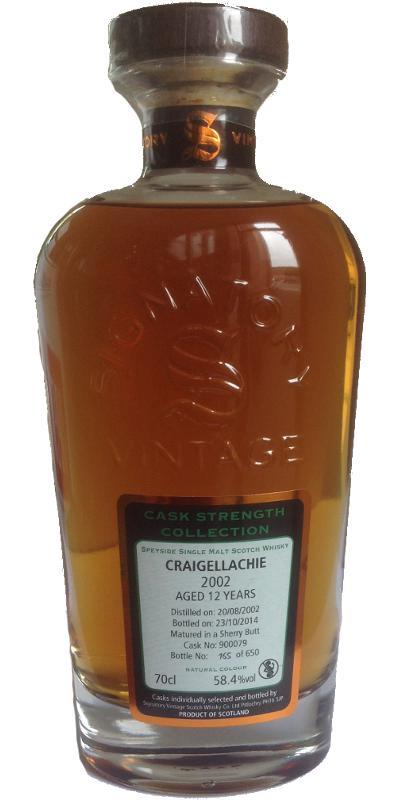 Craigellachie 2002 SV  Cask Strength Collection