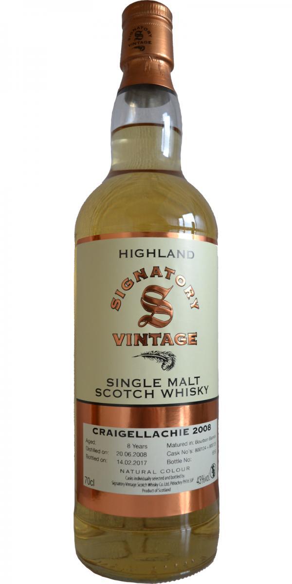 Craigellachie 2008 SV  Vintage Collection