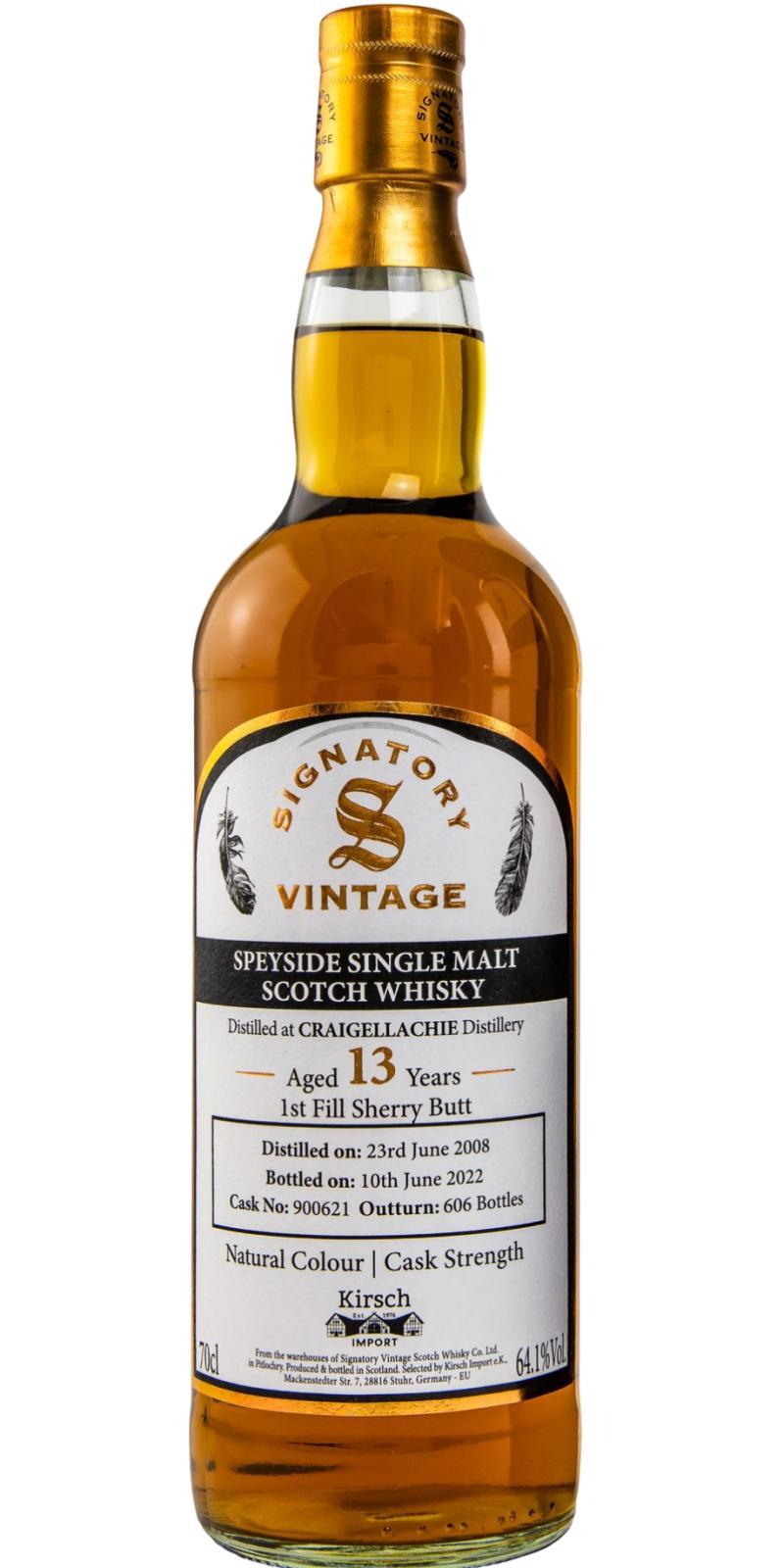 Craigellachie 2008 SV  Natural Colour | Cask Strength
