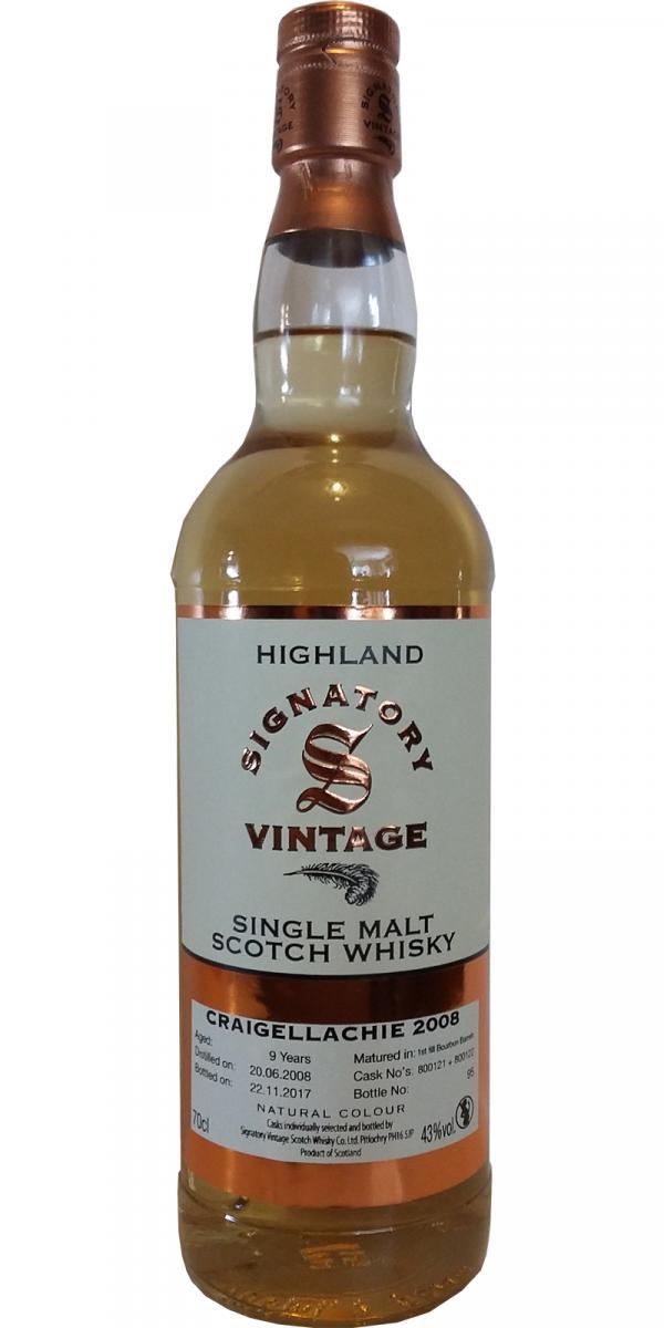 Craigellachie 2008 SV  Vintage Collection