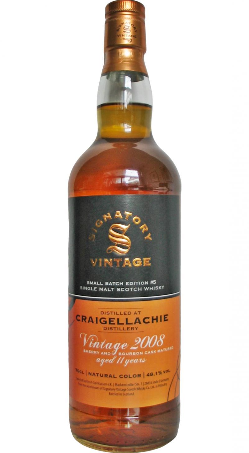 Craigellachie 2008 SV  Small Batch Edition #5