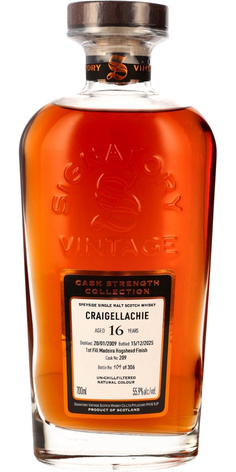 Craigellachie 2009 SV  Cask Strength Collection