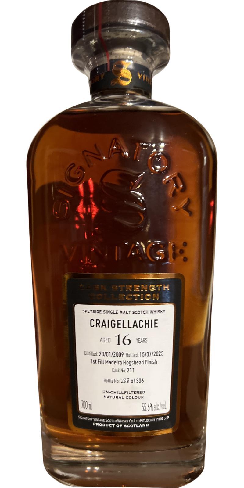 Craigellachie 2009 SV  Cask Strength Collection