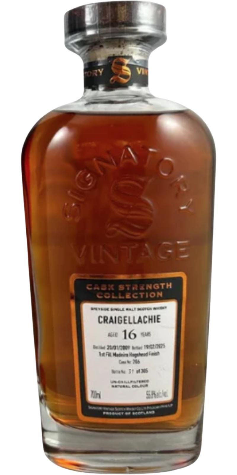 Craigellachie 2009 SV  Cask Strength Collection