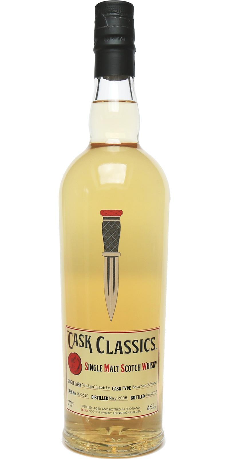 Craigellachie 2008 Skn  Cask Classics