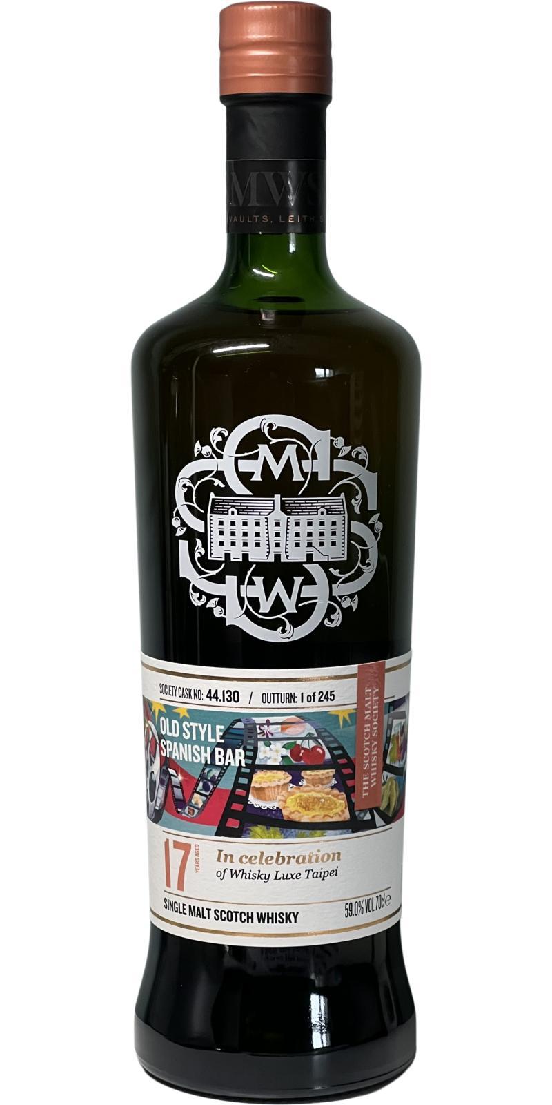 Craigellachie 17-year-old SMWS 44.130  Old style Spanish bar